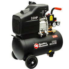 Компрессор поршневой масляный KM 24-200 (200л/мин, 24л, 2л.с, 8 бар, 23кг) 248-467