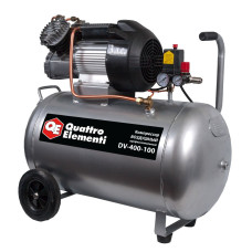 Компрессор поршневой масляный DV-400-100 (400 л/мин, 100л, 3л.с, 8 бар, 56 кг,  V-образный) 771-718