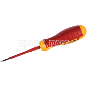 Диэлектрическая шлицевая отвертка SL2.5*75мм, до 1000V Berger BG BG1051