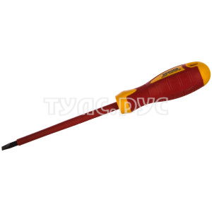 Диэлектрическая шлицевая отвертка SL5.5*125мм, до 1000V Berger BG BG1053