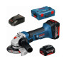 Аккумуляторная углошлифмашина Li-ion 18 В, Bosch GWS 18-125 V-LI 060193A30B