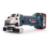 Аккумуляторная углошлифмашина Li-ion 18 В, Bosch GWS 18-125 V-LI 060193A30B