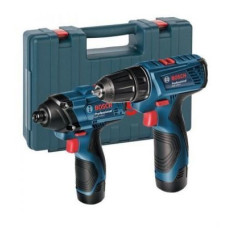 Набор Bosch: аккумуляторная дрель-шуруповерт GSR 120-LI Professional и импульсный гайковерт GDR 120-LI Professional