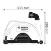 Насадка для пылеудаления GDE 230 FC-T Professional Bosch 1600A003DM