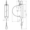 Балансир BOSCH с тросом 0607950954