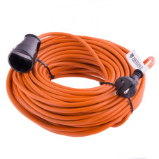 Силовой удлинитель-шнур DENZEL, 15м, 1 розетка, 10A, тип УХ10 95911