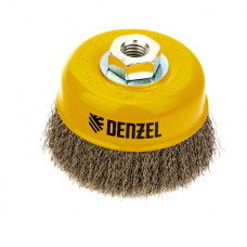 Щетка Чашка (100 мм; М14; витая нержавеющая проволока 0.3 мм) для УШМ DENZEL 746053 Щетка Чашка (100 мм; М14; витая нержавеющая проволока 0.3 мм) для УШМ DENZEL 746053