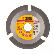 Диск пильный Мультирез (22.2х125 мм) для УШМ DENZEL 73398
