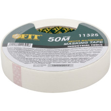 Лента малярная креппированная клейкая, 25 мм х 50 м