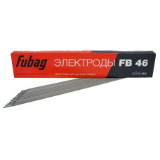 Электрод сварочный с рутилово-целлюлозным покрытием FB 46 (0.9 кг; 2.5 мм) FUBAG 38855