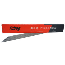 Электрод сварочный с рутиловым покрытием FB 3 (0.9 кг; 4 мм) FUBAG 38860 Электрод сварочный с рутиловым покрытием FB 3 (0.9 кг; 4 мм) FUBAG 38860