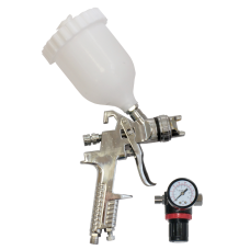 Краскораспылитель MASTER G600/1.4 HVLP (198л/мин 3.5бар верхний бачок 0.6л 1.4мм) + редуктор.
