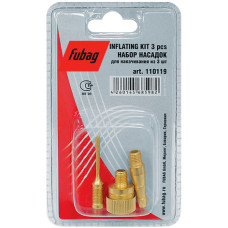 Набор насадок для накачивания (3 предмета, блистер) FUBAG 110119 