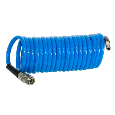 Шланг спиральный с фитингами рапид полиуретан 15бар 8x12мм 5м.