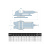 Тиски станочные GRIFF 200мм QH b241005
