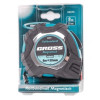 Рулетка Magnetisch, 8 м х 25 мм обрезиненный корпус GROSS 32573