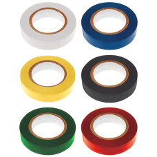 Изолента ROLLIX ПВХ 19 мм x 0,15 мм х 20 м, черная