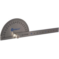 Угломер переставной КОБАЛЬТ с транспортиром, 150 мм 243-646