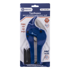 Труборез для металлопластиковых труб КОБАЛЬТ d 42 мм, насадка под квадрат (1 шт.) блистер 246-487 Труборез для металлопластиковых труб КОБАЛЬТ d 42 мм, насадка под квадрат (1 шт.) блистер 246-487