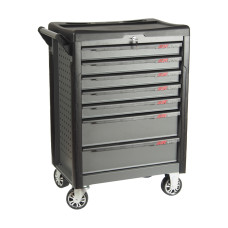 Тележка инструментальная 7 секций, серая на колесах JTC /1 JTC-5021C Тележка инструментальная 7 секций, серая на колесах JTC /1 JTC-5021C