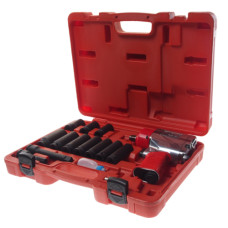 Набор шиномонтажника 15 предметов в кейсе. включает пневмогайковёрт JTC-5812 - 1/2 JTC-7663K2