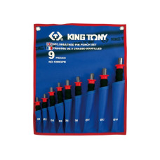 Набор выколоток с протектором, чехол из теторона, 9 предметов KING TONY 1009GPN