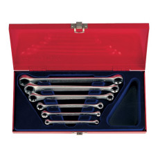 Набор накидных ключей, Е6-Е24, кейс, 6 предметов KING TONY 1406PR