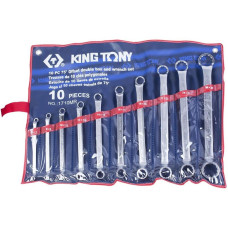 Набор накидных ключей, 6-32 мм, 10 предметов KING TONY 1710MR