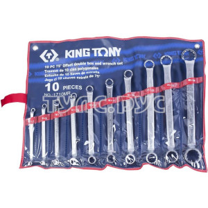 Набор накидных ключей, 6-32 мм, 10 предметов KING TONY 1710MR