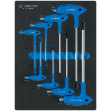 Набор шестигранников L-тип, ложемент, 8 предметов KING TONY 9-22108MRV Набор шестигранников L-тип, ложемент, 8 предметов KING TONY 9-22108MRV