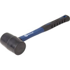 Киянка КОБАЛЬТ 225 г (45 мм), черная резина, фибергласовая рукоятка 241-031