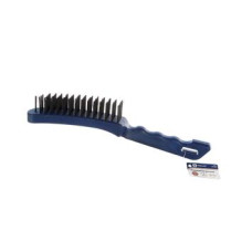 Кордщетка ручная КОБАЛЬТ 5-рядная металлическая 280 мм, пластмассовая ручка 248-665