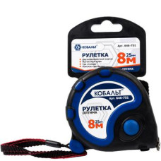 Рулетка Оптима (8м x 25мм) КОБАЛЬТ 646-751
