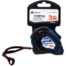 Рулетка Комфорт (3м x 16мм) КОБАЛЬТ 646-775