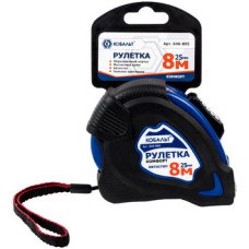 Рулетка Комфорт (8м x 25мм) обрезиненный корпус 646-805