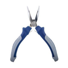 Длинногубцы КОБАЛЬТ изогнутые мини 115 мм, (1 шт.) подвес