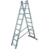 Алюминиевая трехсекционная лестница 3х9 Krause Corda 013392