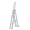 Алюминиевая трехсекционная лестница 3х11 Krause Corda 013422