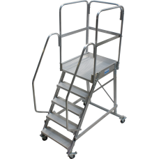 Лестница с площадкой Krause 5 ступеней 820037