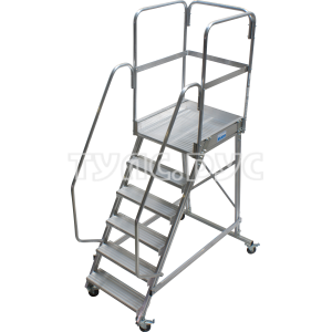 Лестница с площадкой Krause 6 ступеней 820044