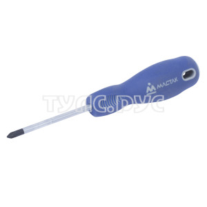 Отвертка крестовая Phillips 1х75 мм, держатель МАСТАК 041-01075H