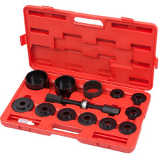 Набор оправок для монтажа и демонтажа ступичных подшипников, кейс, 14 предметов МАСТАК 100-30014C