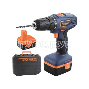 Дрель-шуруповерт аккумуляторная MAX PRO, 12,0 В 85014