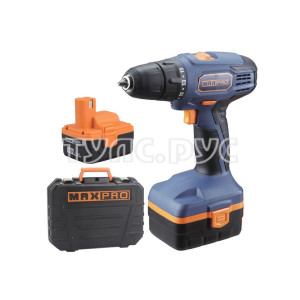 Дрель-шуруповерт аккумуляторная MAX PRO, 14,4 В 85017