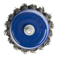 Кордщетка чашеобразная витая (75 мм) для дрели ПРАКТИКА 032-560