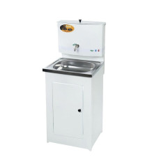 Умывальник дачный без подогрева ЛЮКС ВИХРЬ, нержавейка, белый 74/4/5