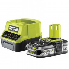 Ryobi ONE+ Li-Ion аккумулятор 2.5Aч + зарядное устройство RC18120, RC18120-125 15643699 Ryobi ONE+ Li-Ion аккумулятор 2.5Aч + зарядное устройство RC18120, RC18120-125 15643699