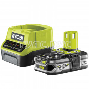 Ryobi ONE+ Li-Ion аккумулятор 2.5Aч + зарядное устройство RC18120, RC18120-125 15643699