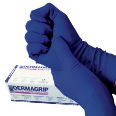 Перчатки DERMAGRIP латексные нестерильные неопудренные 