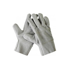 Перчатки спилковые серого цвета сорта А Перчатки спилковые серого цвета сорта А